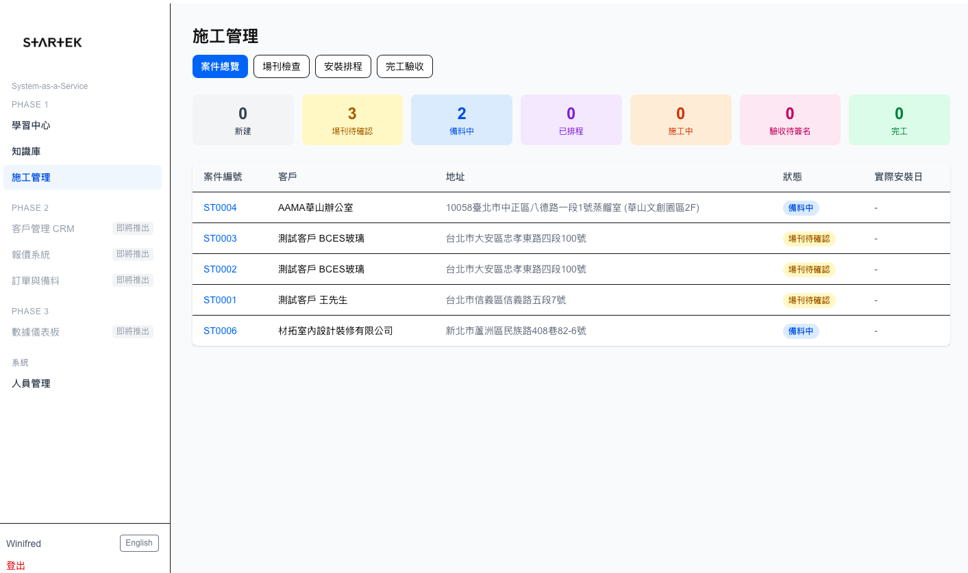 明星電控 施工管理